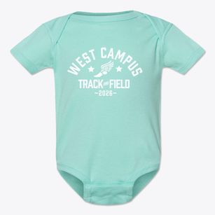 West Campus High School Track and Field Baby Onesie