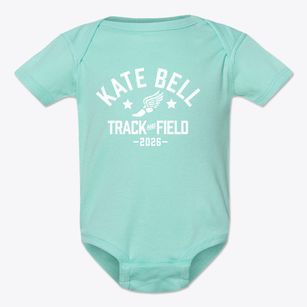 Kate Bell Elementary School Track and Field Baby Onesie