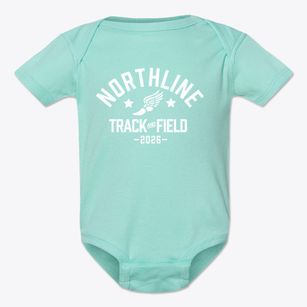 Northline Elementary School Track and Field Baby Onesie