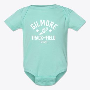 Gilmore Elementary School Track and Field Baby Onesie