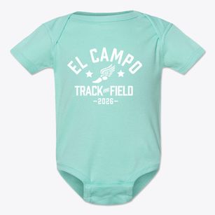 El Campo Middle School Track and Field Baby Onesie