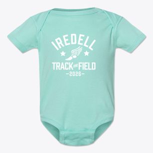 Iredell School Track and Field Baby Onesie