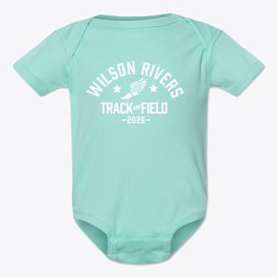 Wilson Rivers Elementary School Track and Field Baby Onesie