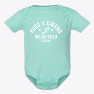 Hugo A Owens School Track and Field Baby Onesie