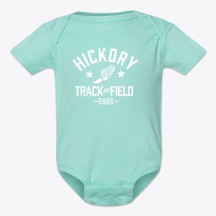 Hickory Middle School Track and Field Baby Onesie