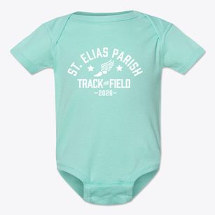 St Elias Parish Track and Field Baby Onesie