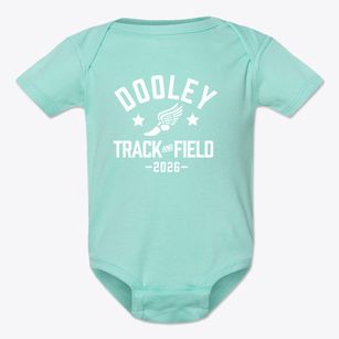 Dooley School Track and Field Baby Onesie
