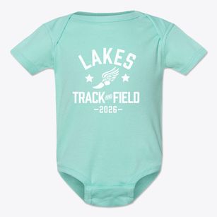 Lakes Elementary School Track and Field Baby Onesie