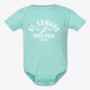 St. Edward Parish Track and Field Baby Onesie