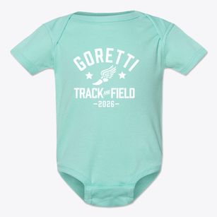 St. Maria Goretti School Track and Field Baby Onesie