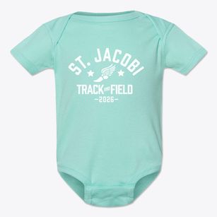 Saint Jacobi Lutheran School Track and Field Baby Onesie