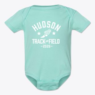 Hudson Junior High School Track and Field Baby Onesie