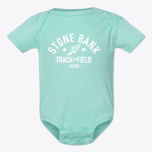 Stone Bank Elementary School Track and Field Baby Onesie