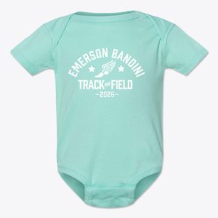 Emerson Bandini Elementary School Track and Field Baby Onesie