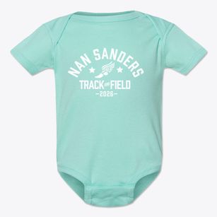 Nan Sanders Elementary School Track and Field Baby Onesie