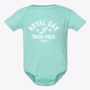 Royal Oak Intermediate School Track and Field Baby Onesie