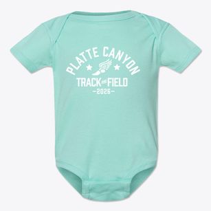 Platte Canyon High School Track and Field Baby Onesie