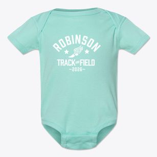 Robinson High School Track and Field Baby Onesie