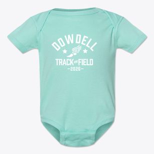 Dowdell Middle School Track and Field Baby Onesie