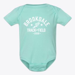 Brookdale Elementary School Track and Field Baby Onesie