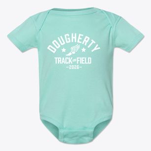 Dougherty Comprehensive High School Track and Field Baby Onesie