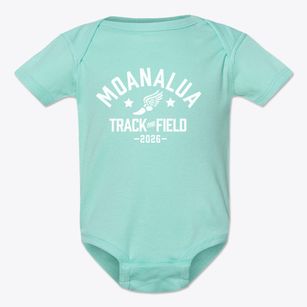 Moanalua High School Track and Field Baby Onesie
