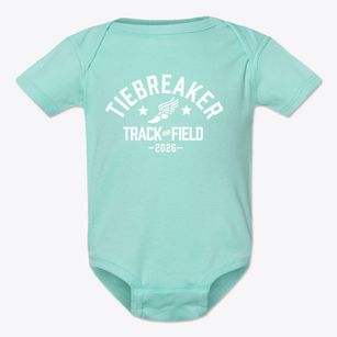 Tiebreaker Elementary School Track and Field Baby Onesie