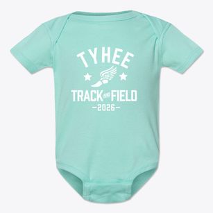 Tyhee Elementary School Track and Field Baby Onesie