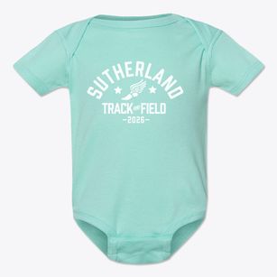 Sutherland Elementary School Track and Field Baby Onesie