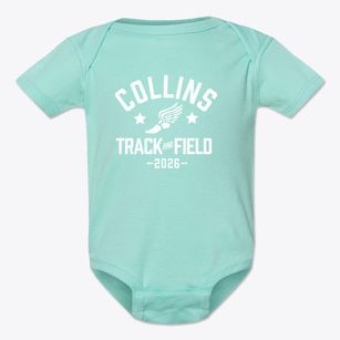 Collins Academy High School Track and Field Baby Onesie