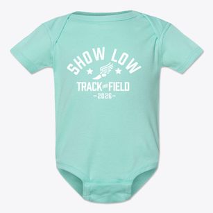 Show Low Primary School Track and Field Baby Onesie