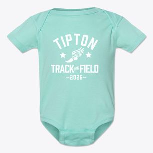 Tipton Elementary School Track and Field Baby Onesie