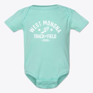 West Monona High School Track and Field Baby Onesie