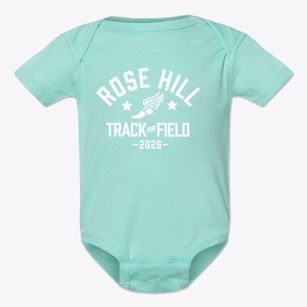 Rose Hill High School Track and Field Baby Onesie