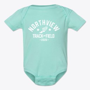Northview Elementary School Track and Field Baby Onesie