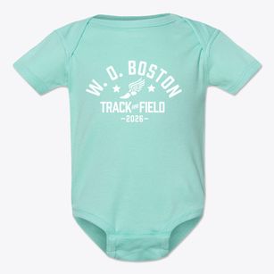 W. O Boston High School Track and Field Baby Onesie