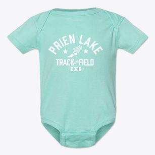Prien Lake Elementary School Track and Field Baby Onesie