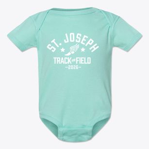 Saint Joseph School Track and Field Baby Onesie