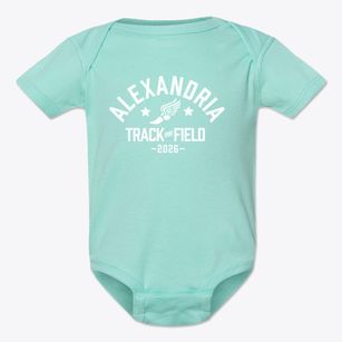 Alexandria Middle School Track and Field Baby Onesie