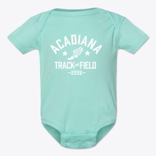 Acadiana Christian School Track and Field Baby Onesie
