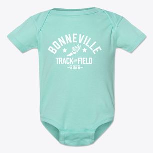 Bonneville Elementary School Track and Field Baby Onesie