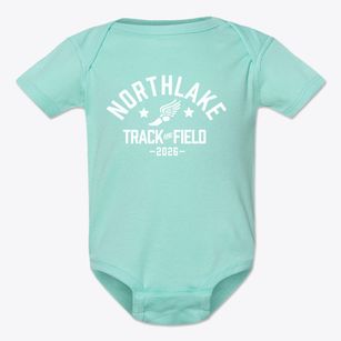 Northlake Christian School Track and Field Baby Onesie