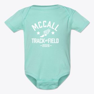 Mccall Senior High School Track and Field Baby Onesie