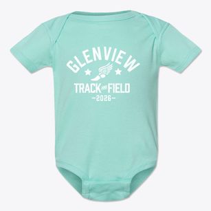 Glenview Elementary School Track and Field Baby Onesie