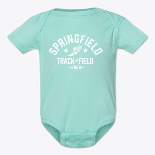 Springfield Middle School Track and Field Baby Onesie