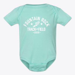 Fountain Rock Elementary School Track and Field Baby Onesie