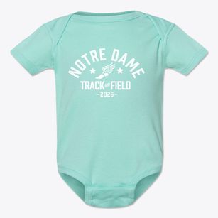 Notre Dame Des Sept Doulers Track and Field Baby Onesie