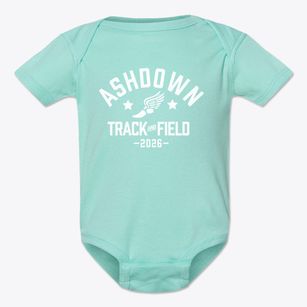 Ashdown Junior High School Track and Field Baby Onesie