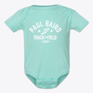 Paul Baird Middle School Track and Field Baby Onesie