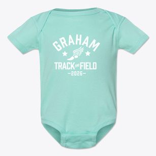 Graham Elementary School Track and Field Baby Onesie